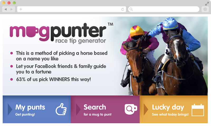 Mug Punter Facebook App by Honey Digital